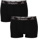 Kappa Herren-Boxershorts [351K1JW AEB] 2 PACK, schwarz.