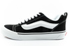 Vans Knu Skool Herren-Sneaker, Leder, Schwarz