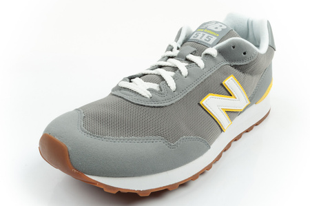 New Balance 515 Herren-Sneaker, modisch, bequem, Grau/Gelb