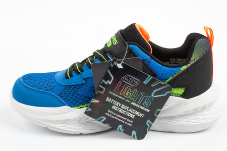Skechers Meteor-Lights LED-Kindersneaker für Jungen mit Klettverschluss