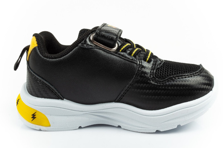 Leomil Kinder-Sportschuhe, leichte Pokémon-Sneaker mit Klettverschluss und LED-Beleuchtung, Schwarz und Gelb