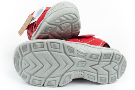 Skechers Relix Kindersandalen [406520L/RDBK], rot.
