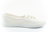 Lee Cooper Damen-Sneaker, weiße Slip-On-Ballerinas