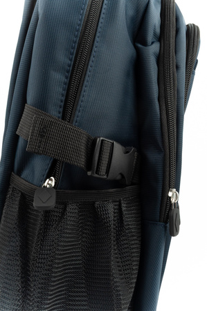 Lee Cooper Marineblauer klassischer Urban Sports Schulrucksack 22L