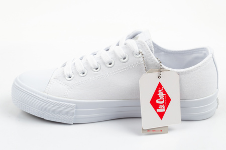 Lee Cooper Damen-Sneaker, modisches Weiß, bequem
