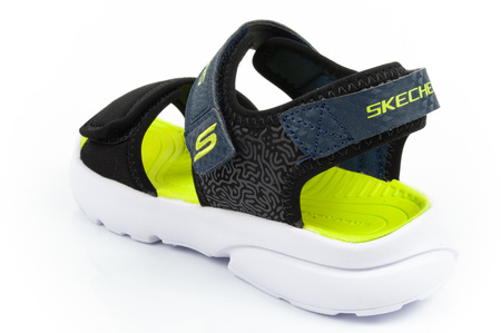 Skechers Kindersandalen [406512L/BKLM], schwarz.