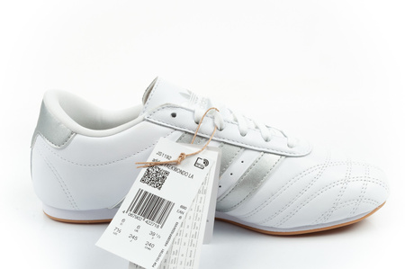 Adidas Taekwondo Lace Damen-Sneaker aus weißem Leder