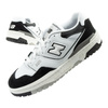 New Balance 550 Kinder-Sportschuhe, Leder-Sneaker, modisch, Schwarz-Weiß