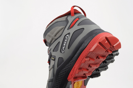 Aku Herren-Trekkingstiefel Rocket Gore-Tex, Grau/Rot
