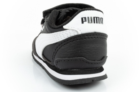 Puma ST Runner [384903 01] Kinder-Sportschuhe mit Klettverschluss, schwarz.