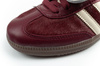 Adidas Samba Damen-Sportschuhe, Modische Leder-Sneaker, Burgunderrot