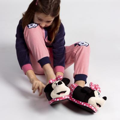 Cerda Hausschuhe – weich, warm, modisch und märchenhaft – mit Minnie-Mouse-3D-Motiv