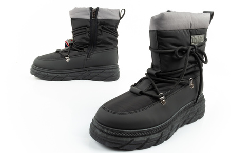 Lee Cooper Damen Winter-Wanderschuhe, Schwarz und Grau