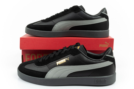 Puma Club II Era Herren-Sneaker, Schwarzes Leder