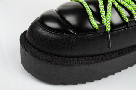 D.Franklin Damen Winterschuhe [DFSH371007-BLAC], schwarz.