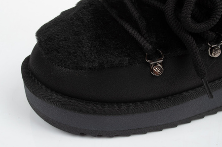D.Franklin Damen Winterschuhe [DFSH370011-BLAC], schwarz.
