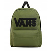 Vans Old Skool Drop Schulrucksack, Sportliches Grün, Klassischer City-Style, 22 l