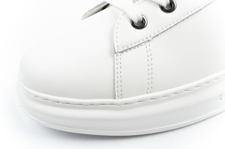 Karl Lagerfeld Herren-Sneaker Kapri, Weiß, Echtleder