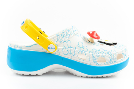 Crocs Schlümpfe Flip Flops Sandalen Damen Clogs auf der Schlümpfe-Plattform