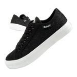 Lee Cooper Damen Glitzer Lace Sneakers Schwarz [LCW-25-31-3421L]
