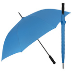 Perletti Langer Automatik-Regenschirm XL 122 cm Blau Windfest