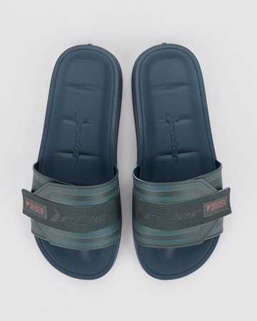Rider Walk Herren Flip-Flops, sportlich, bequem, marineblau, mit Klettverschluss [12394 BB533]