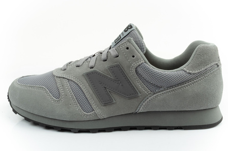 New Balance 373 Herren-Sneaker, modisches graues Leder und Wildleder