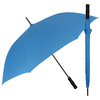 Perletti Langer Automatik-Regenschirm XL 122 cm Blau Windfest