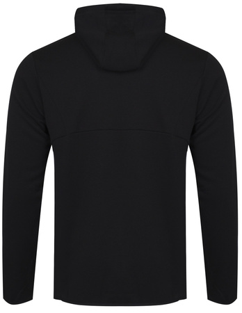 Puma Herren-Sport-Sweatshirt mit Kapuze und durchgehendem Reißverschluss, schwarz, aus Baumwolle