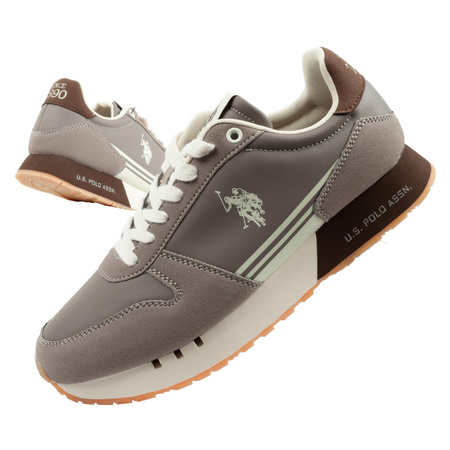U.S. Polo Assn Sportschuhe Herren Sneakers modisch bequem Braun