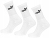 Puma Crew [7308 300] 3er-Pack weiße lange Socken.