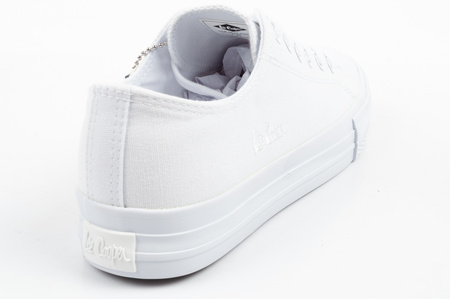 Lee Cooper Damen-Sneaker, modisches Weiß, bequem