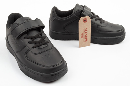 Levi's Union SE Kinder-Sportschuhe mit Klettverschluss, schwarz