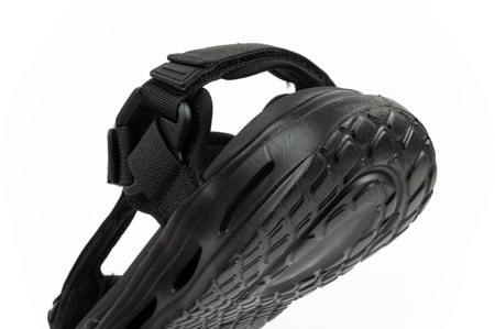 Lee Cooper Herren-Sandalen mit Klettverschluss für den Sommer, leicht, schwarz