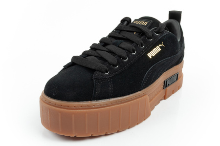 Puma Mayze Damen Sportschuhe Plateau Sneaker Schwarz Modisches Leder