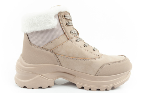 Lee Cooper Damen Winter-Wanderschuhe, isoliert, Beige