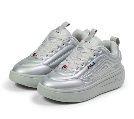 Fila Superbubble Damen-Sneaker, grau, modisch, bequem, leicht
