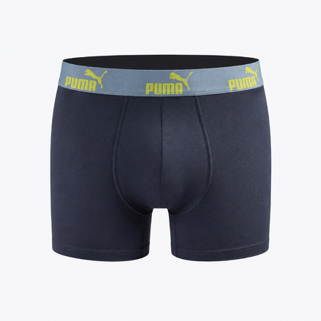 Puma Herren-Boxershorts, 6er-Pack, Schwarz, Grün, Marineblau