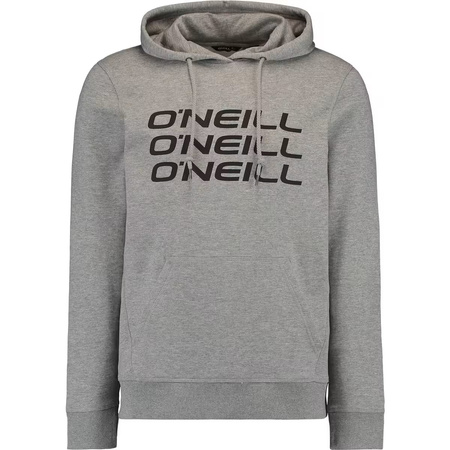 O'Neill Herren-Kapuzenpullover mit dreifachem Känguru-Muster, Modisches Grau