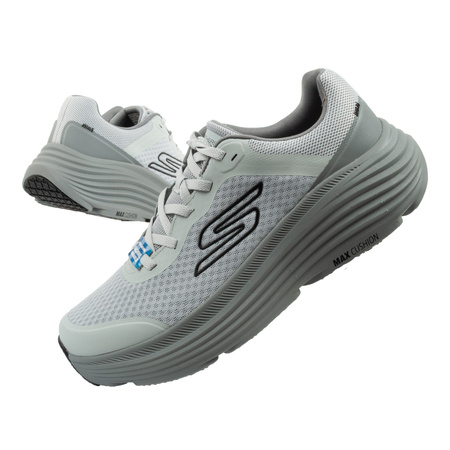 Skechers Herren-Laufschuhe mit Max Cushioning, Hellgrau