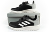 Adidas Tensaur Run 2.0 [GZ3434] Kinder-Sportschuhe mit Klettverschluss, schwarz.