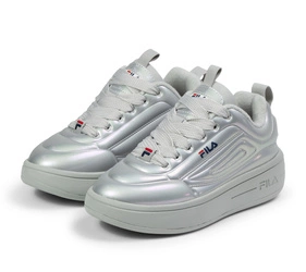Fila Superbubble Damen-Sneaker, grau, modisch, bequem, leicht