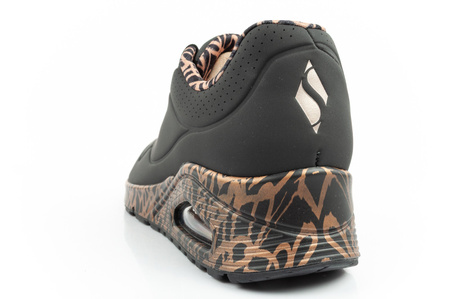 Skechers Uno-Loving Love Damen-Sneaker, modisches Schwarz