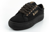 Lee Cooper Damen-Sneaker, modisches Schwarz, bequem