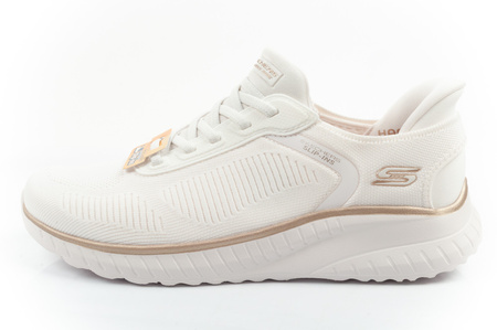 Skechers Bobs Squad Chaos Slip-Ins Damen-Sneaker in Weiß