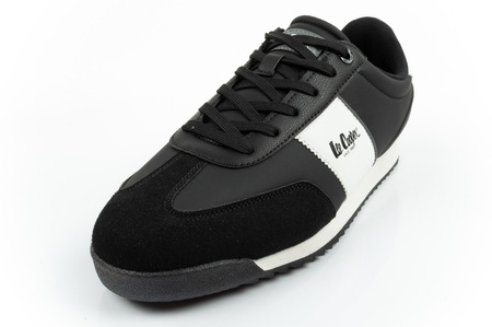 Lee Cooper Herren-Sneaker, modisch, bequem, Schwarz