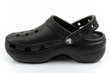 Crocs Klassische Plateau-Clog-Sandalen für Damen und Herren, Schwarz, Unisex, modisch