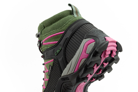 CMP Rigel Damen-Wanderschuhe aus Leder, robust, wasserdicht, knöchelhoch, Grün