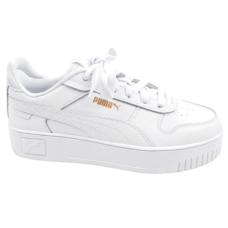 Puma Carina Street Damen-Sneaker aus Leder in Weiß