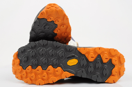 Aku Flyrock Vibram Wanderschuhe für Herren, strapazierfähiges Grau-Orange
